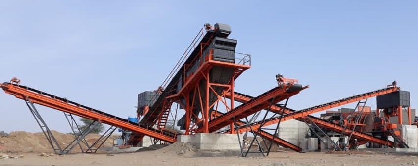 Endüstriyel beton blok ve parke taşı üretim tesisi konveyör sistemleri